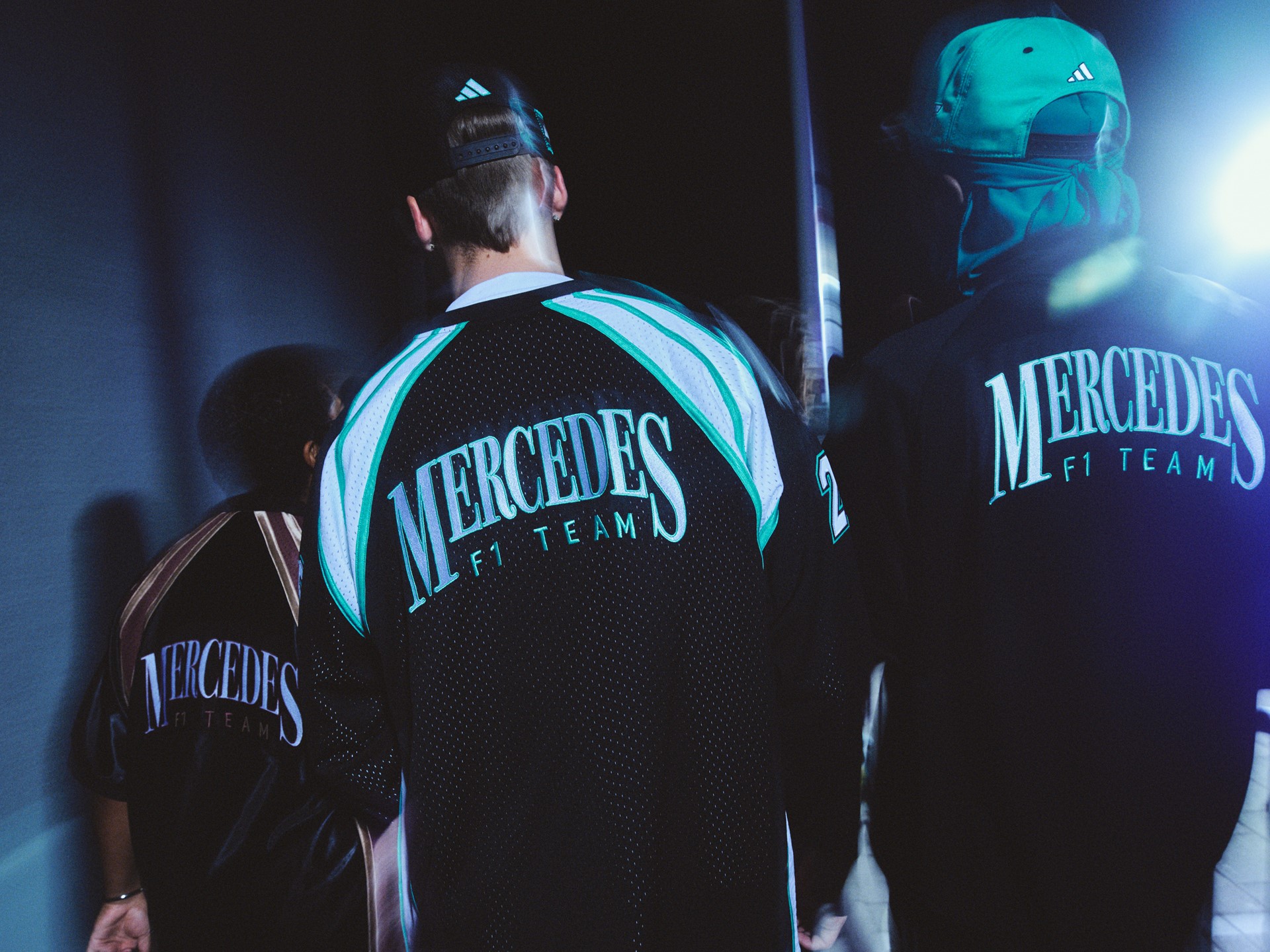 adidas x Mercedes AMG PETRONAS F1 Las Vegas Collection Group Shot