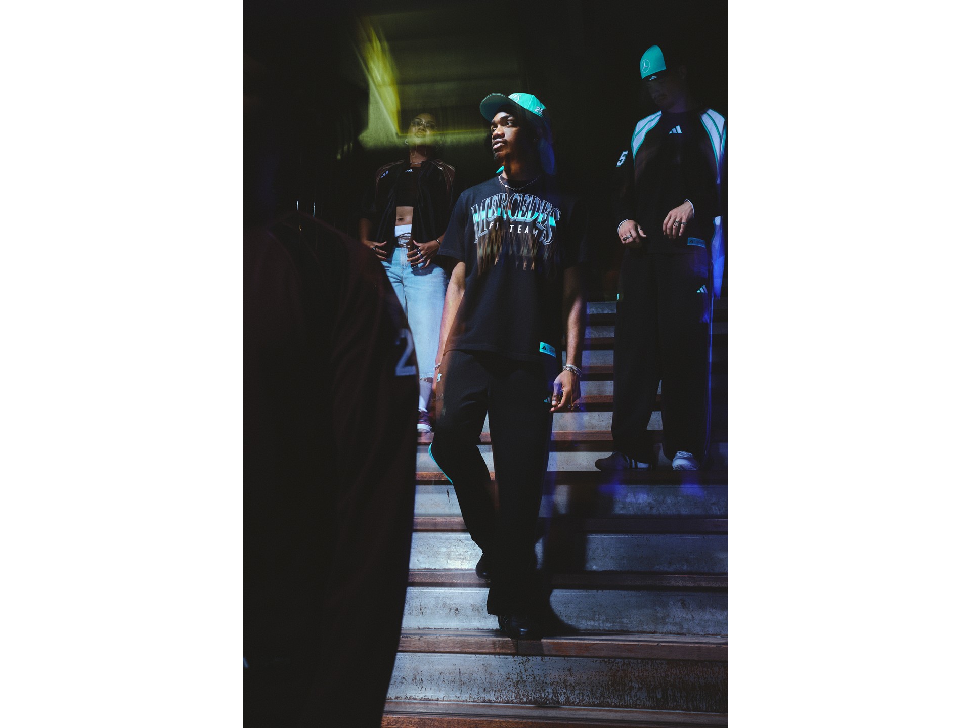 adidas x Mercedes AMG PETRONAS F1 Las Vegas Collection Group Shot