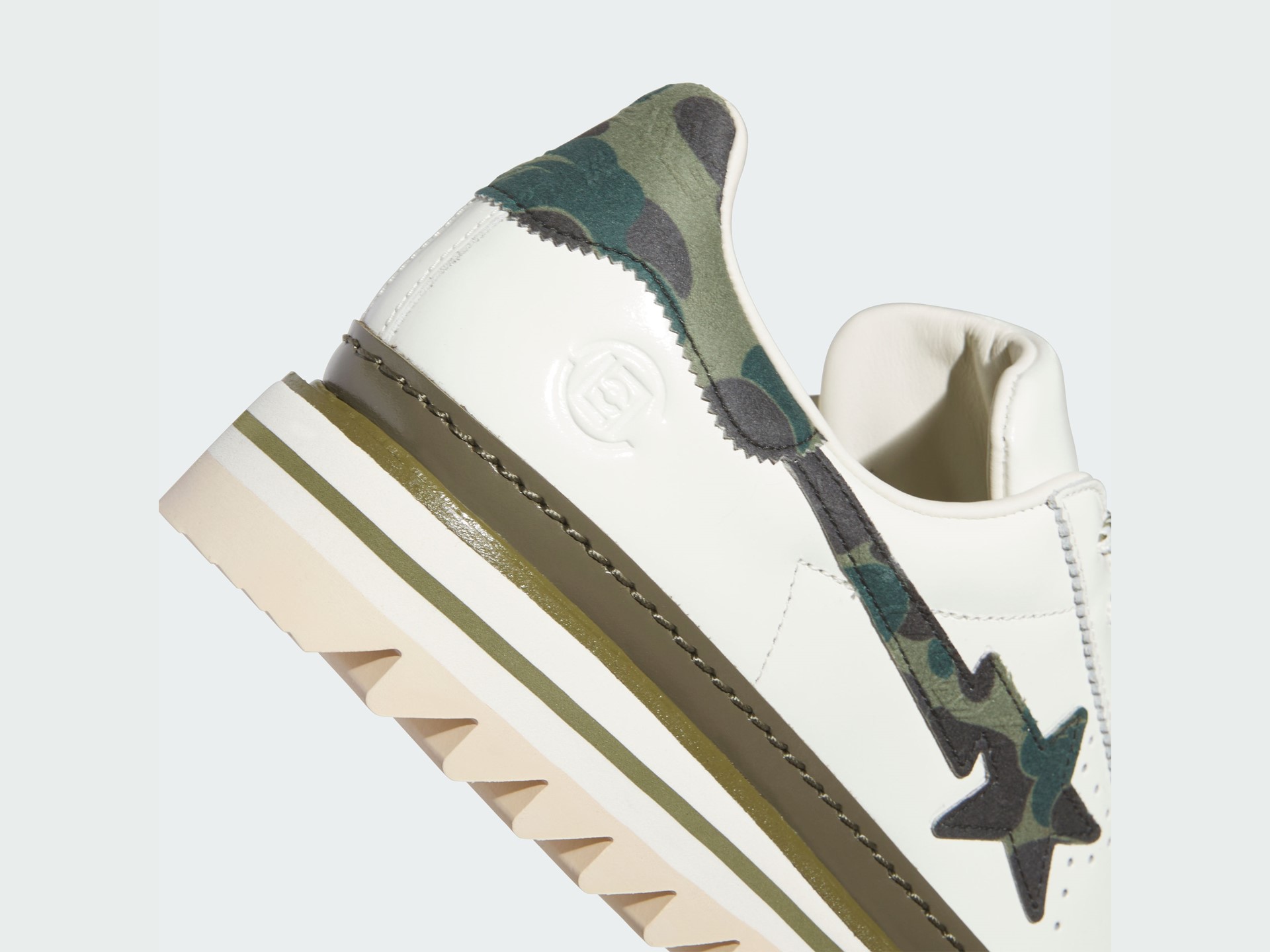 CLOT and BAPE Superstar by Edison Chen