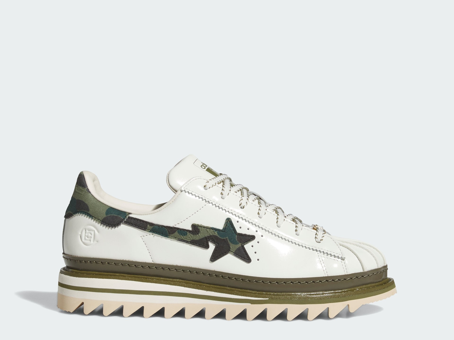 CLOT and BAPE Superstar by Edison Chen