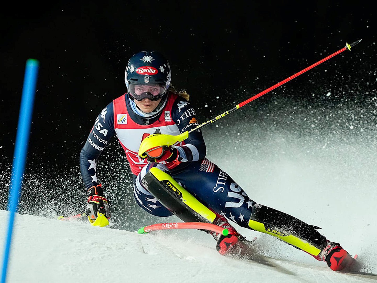 Unstoppable Mikaela Shiffrin takes another night slalom win in Flachau five wins already this season
