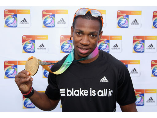 Yohan Blake (100 meters, JAMAICA) Yohan Blake (100 meters, JAMAICA)