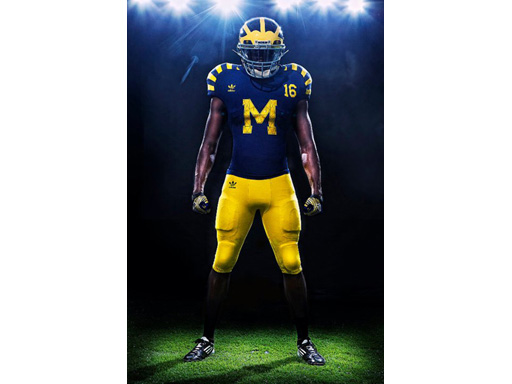Michigan adidas "Under the Lights" Uniform Michigan adidas "Under the Lights" Uniform