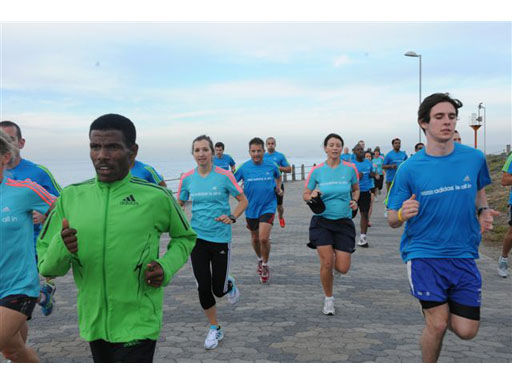 Gebrselassie inspires South African runners Gebrselassie inspires South African runners