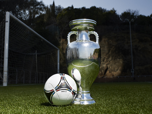 UEFA Euro 2012 Trophy and Official Match Ball UEFA Euro 2012 Trophy and Official Match Ball