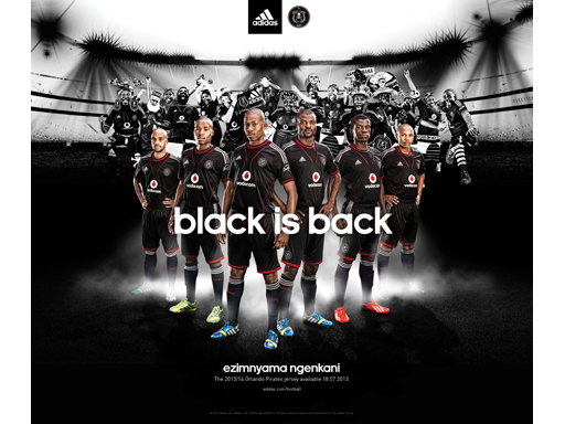 adidas NEWS STREAM : Orlando Pirates 2013/14 home and away kit - 512 x 384 jpeg 149kB