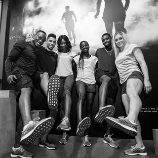 Akani Simbine, Wayde Van Niekerk,  Shaunae Miller, Tori Bowie, Noah Lyles,  Sally Pearson