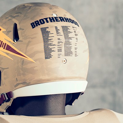 ASU x adidasFballUS Brotherhood Helmet 2