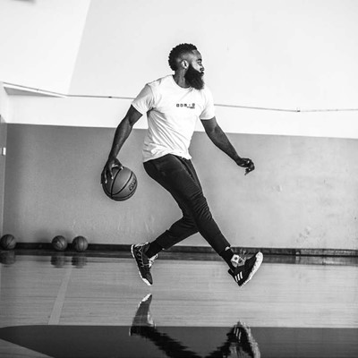 SLOW DOWN FAST adidas James Harden create space with Harden Vol. 3