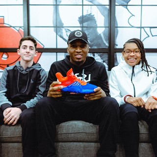 Donovan Mitchell selects aspiring sports writers from his High School to  exclusively reveal his first adidas signature shoe, the D.O.N. Issue #1