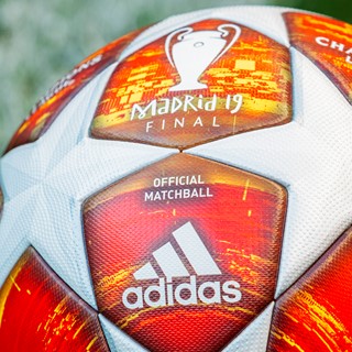 Adidas Official match ball for Champions League 2018/19 Madrid 19 Final  EDITORIAL ONLY! Adidas via Kolvenbach Stock Photo - Alamy