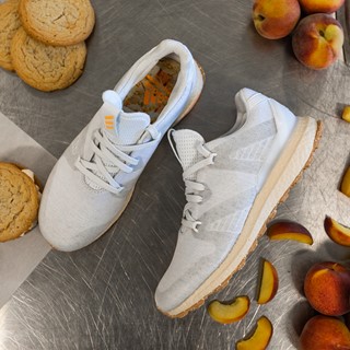 peach adidas sneakers