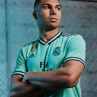 adidas Real Madrid Youth third Soccer Jersey 2019/20 - Teal