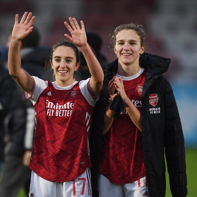 Vivianne Miedema and Lisa Evans Rainbow Laces