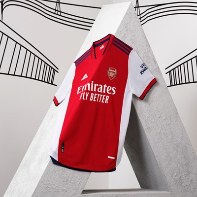 NEW ARSENAL HOME KIT FOR 2021/2022 SEASON