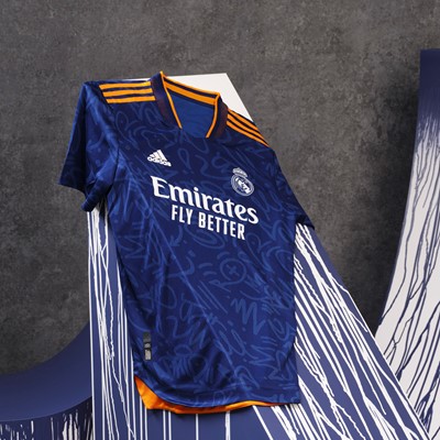 REAL MADRID 2021/22 SEASON AWAY JERSEY, INSPIRED BY THE GRAFFITI