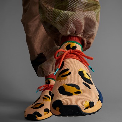 Pharrell adidas NMD Hu Animal Print Amber Info - JustFreshKicks