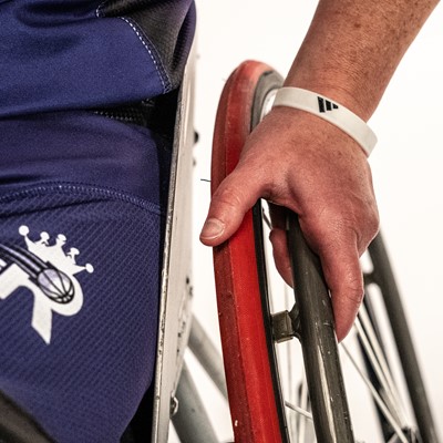 adidas adaptive Wheelchair Basketball launch Close up
