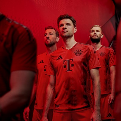 adidas and fc bayern m nchen unveil triple red 202425 home kit 4