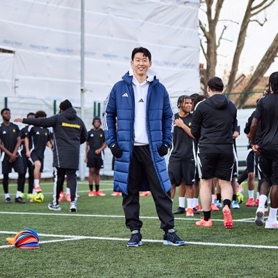 adidas icon son heung min surprises london youth football organisation to help players believe you got this 3