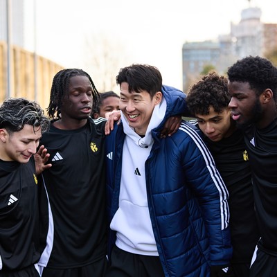 adidas icon son heung min surprises london youth football organisation to help players believe you got this 7