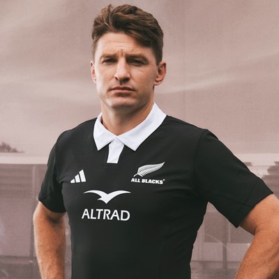 adidas Rugby All Blacks Jersey Launch 2025 Beauden Barrett