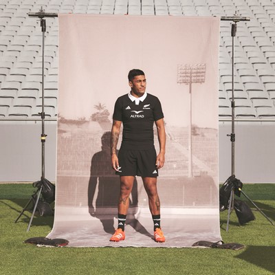 adidas Rugby All Blacks Jersey Launch 2025 Rieko Ioane
