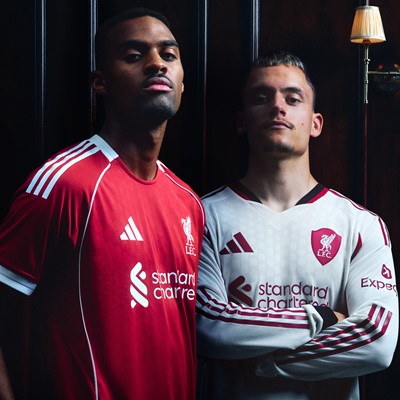 Liverpool FC Home and Away Jerseys