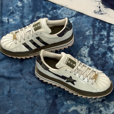 CLOT and BAPE Superstar by Edison Chen