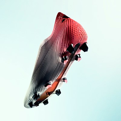 Football boot under Project R A P Radical Athlete Perception platform