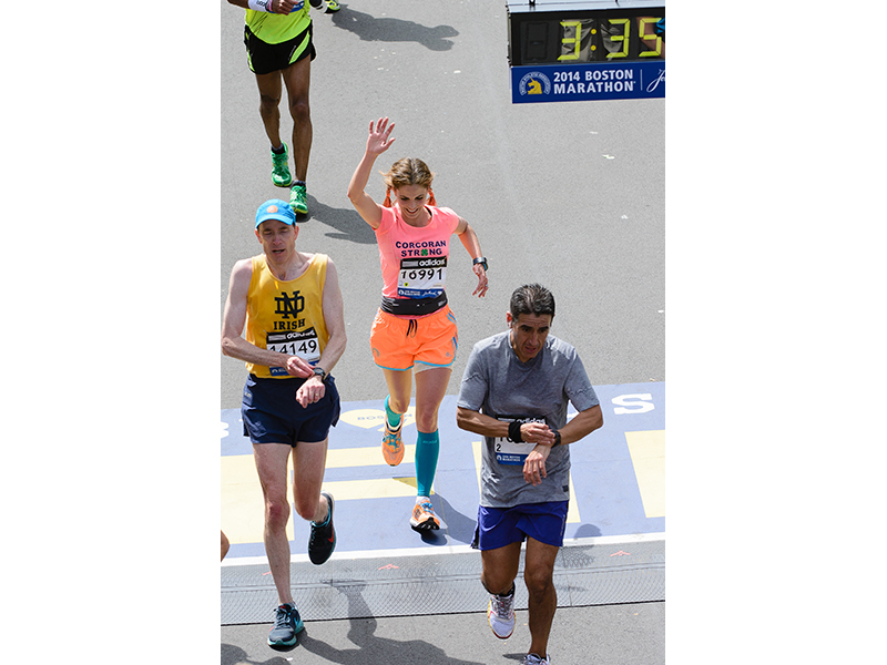 #weallrunboston Crosses Finish Line 1 #weallrunboston Crosses Finish Line 1