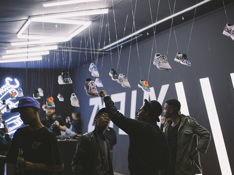 adidas Originals launches ZX Flux in AREA3, Johannesburg adidas Originals launches ZX Flux in AREA3, Johannesburg