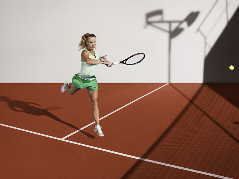 adidas by Stella McCartney Barricade SS14 French open Caroline Wozniacki 2 adidas by Stella McCartney Barricade SS14 French open Caroline Wozniacki 2