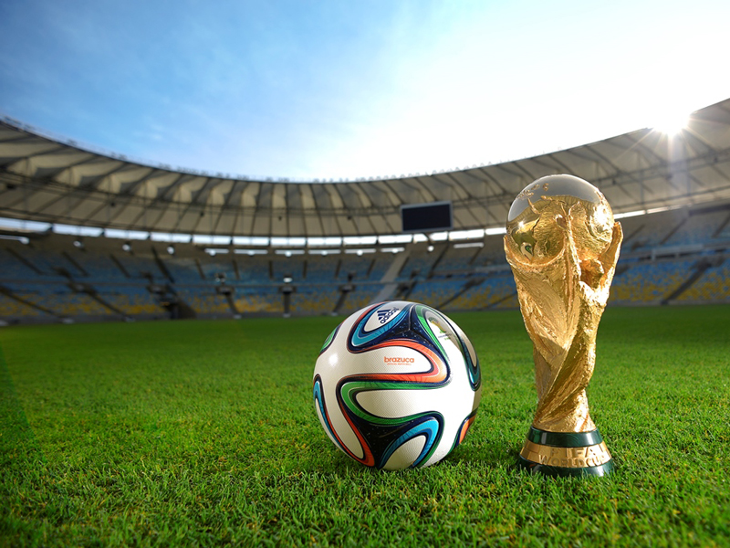 adidas brazuca and World Cup Trophy adidas brazuca and World Cup Trophy
