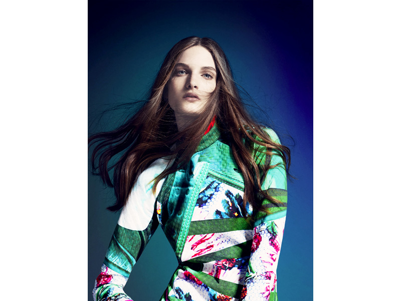 adidas Originals by Mary Katrantzou AW14 model adidas Originals by Mary Katrantzou AW14 model