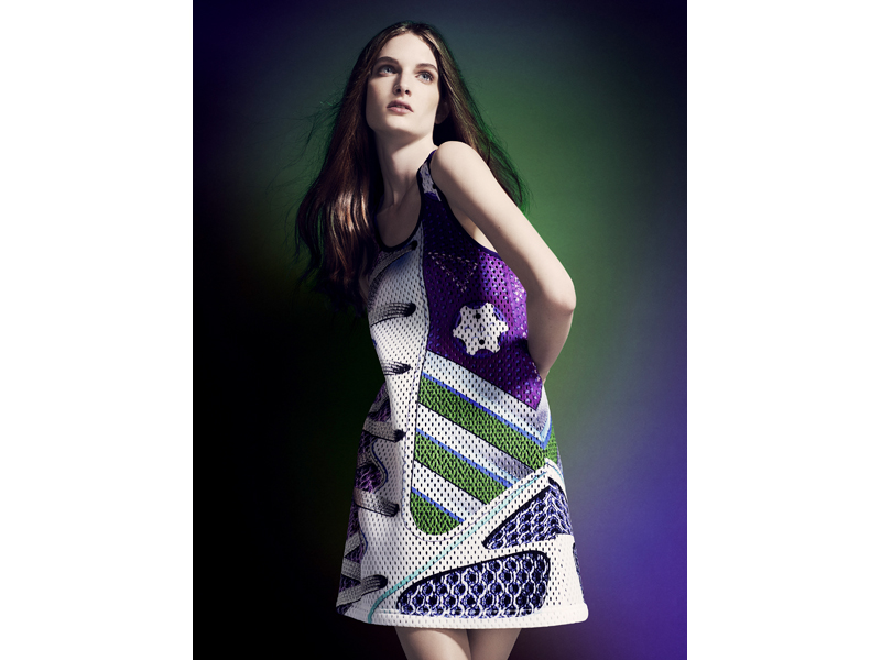 adidas Originals by Mary Katrantzou AW14 model adidas Originals by Mary Katrantzou AW14 model