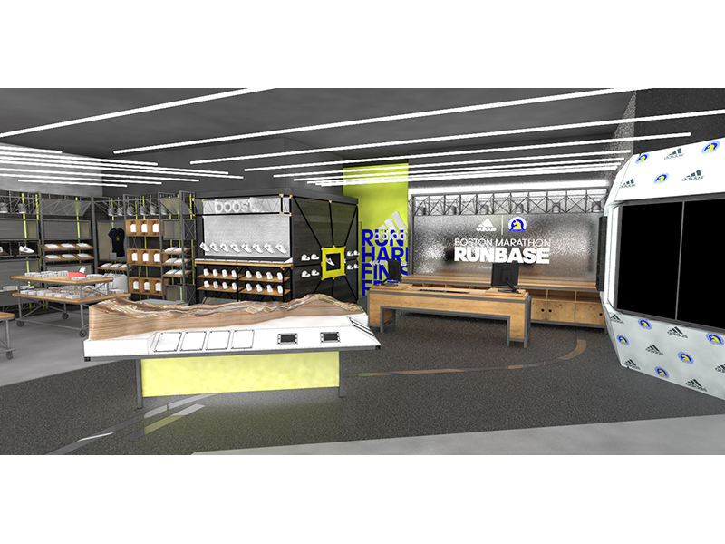 Boston Marathon RunBase Interior Sneak Peek Boston Marathon RunBase Interior Sneak Peek