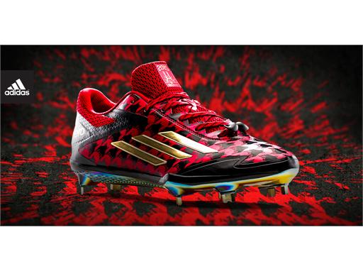 adidas baseball cleats red