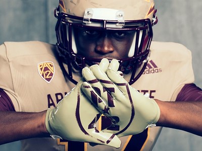 ASU x adidasFballUS Brotherhood Gloves 1