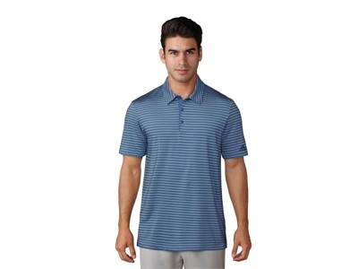 UP 2-color Stripe Polo ash blue trace royal