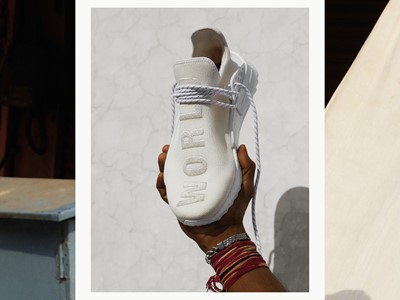 adidas Originals PHARRELL WILLIAMS Hu Holi Blank Canvas PR Vertical Look 2 Opt 2