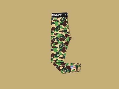 adidas & BAPE® Tights Green