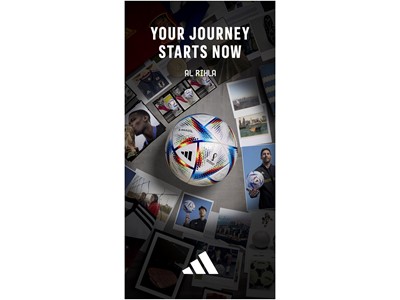 Al Rihla Official Match Ball Collage with copy - portrait