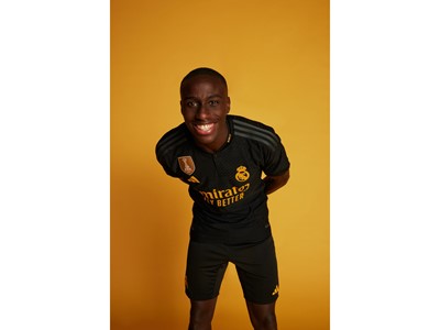 Ferland Mendy adidas and Real Madrid New third kit for 2023 24 Season