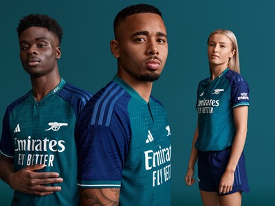 アーセナル Arsenal 22-23 3rd ユニフォーム　ジェズス adidas Arsenal 2022-23 Men's 3rd Stadium Jersey | WeGotSoccer