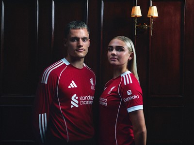 Liverpool FC Home and Away Jerseys
