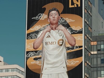 Son Heung min takes over LA muralist and LAFC fan Dave Young Kim a stunning tribute for the player with a design