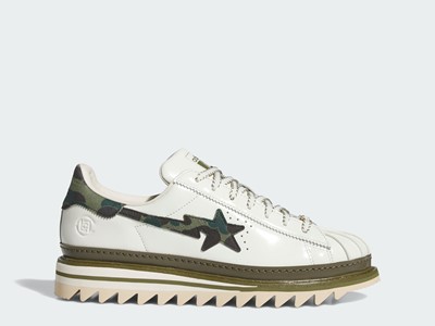 CLOT and BAPE Superstar by Edison Chen