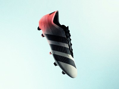 Football boot under Project R A P Radical Athlete Perception platform