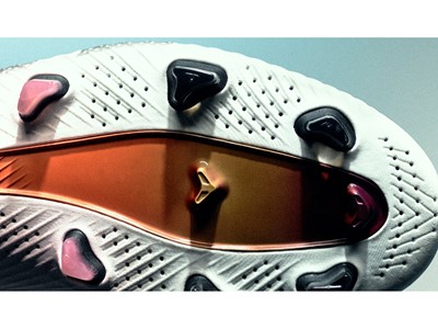 Football boot under Project R A P Radical Athlete Perception platform